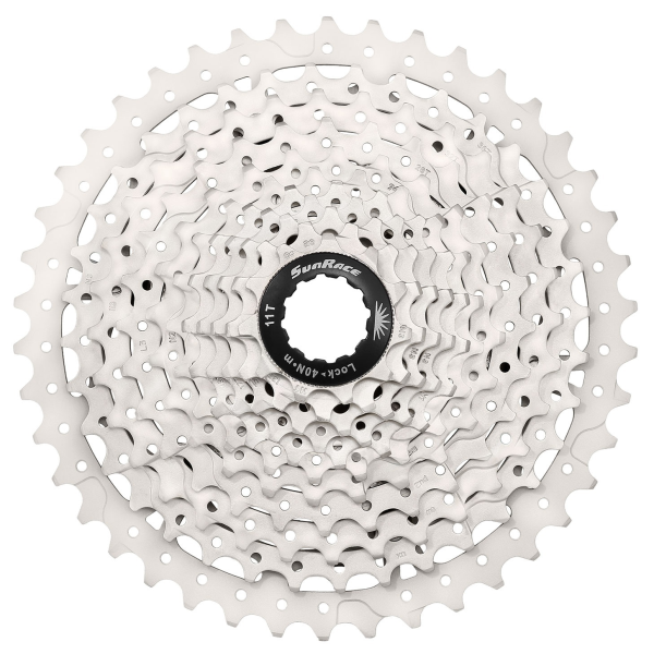 Cassette sunrace 10 vitesses CS-MS3 11-46t argent
