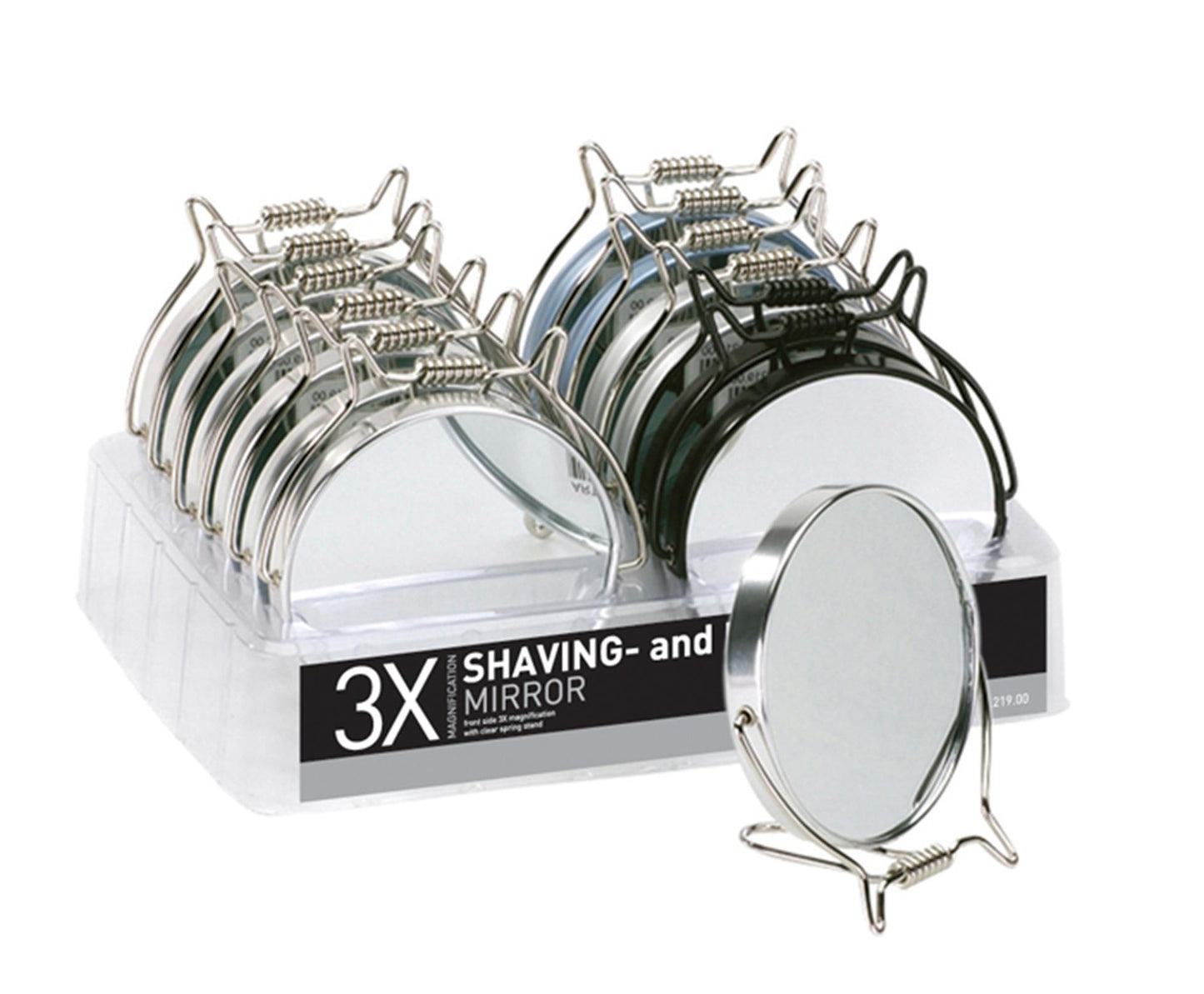 Miroir de rasage et de maquillage ø9,5cm