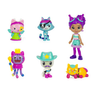 Gabby's Dollhouse Party Fig. Set gabby 5 chats