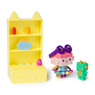Spinmaster Gabby's Dollhouse Bobble Kitty Furn. Baby Kitty