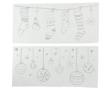 Autocollant de décoration de fenêtre Decoris Ambiance de Noël - afbeelding 1