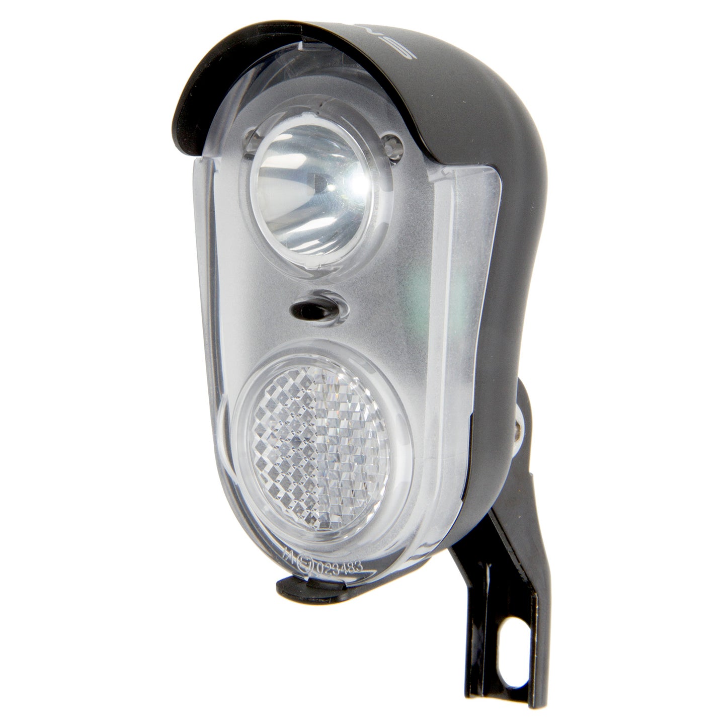feu avant batterie 15 lux led noir