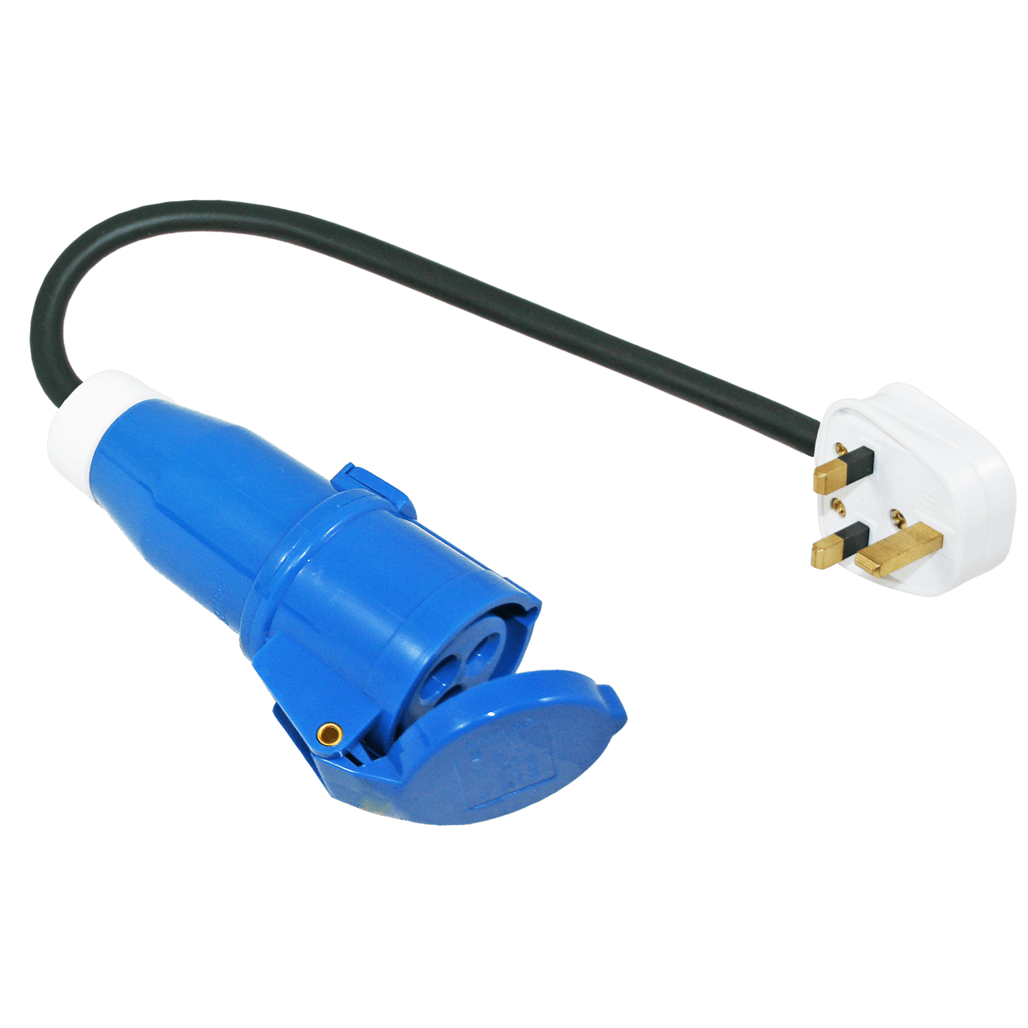 Câble adaptateur de la fiche anglaise à la contre-fiche CEE - sans emballage de vente