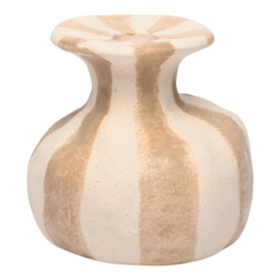 Bougeoir ambiance Mansion larisa blanc crème 10,5xh10,3cm