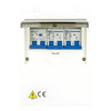 Fusible Ngk 6 modules avec fusibles bipolaires b10a et b16a et disjoncteur différentiel 30ma