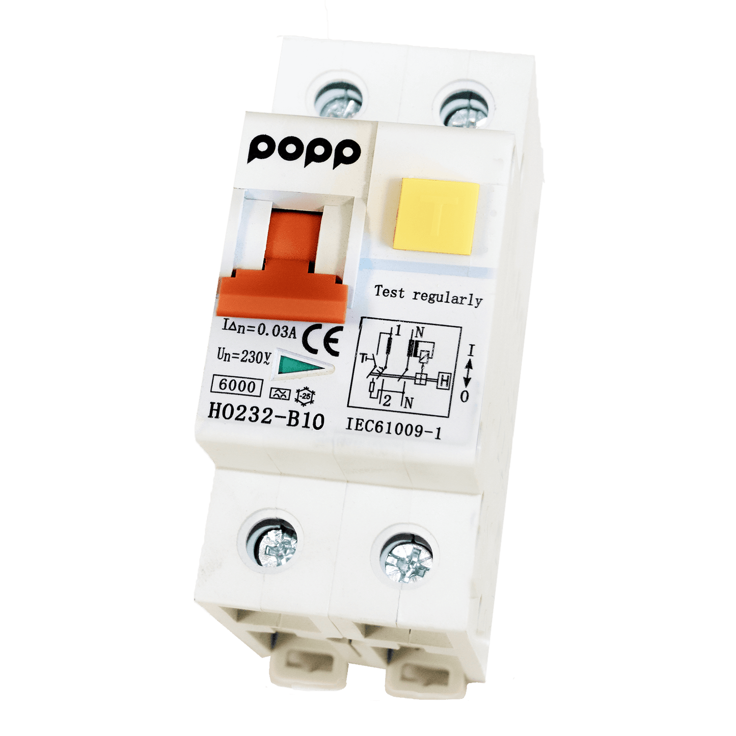 Disjoncteur différentiel combiné 30ma b10a type a