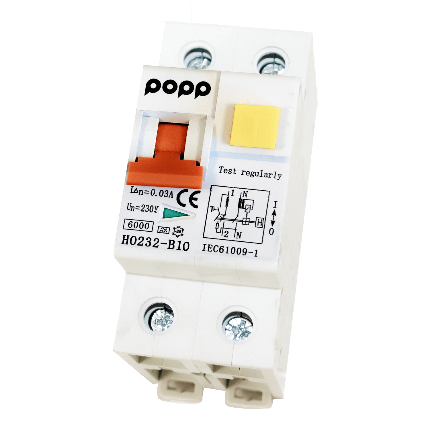 Disjoncteur différentiel combiné 30ma b10a type a