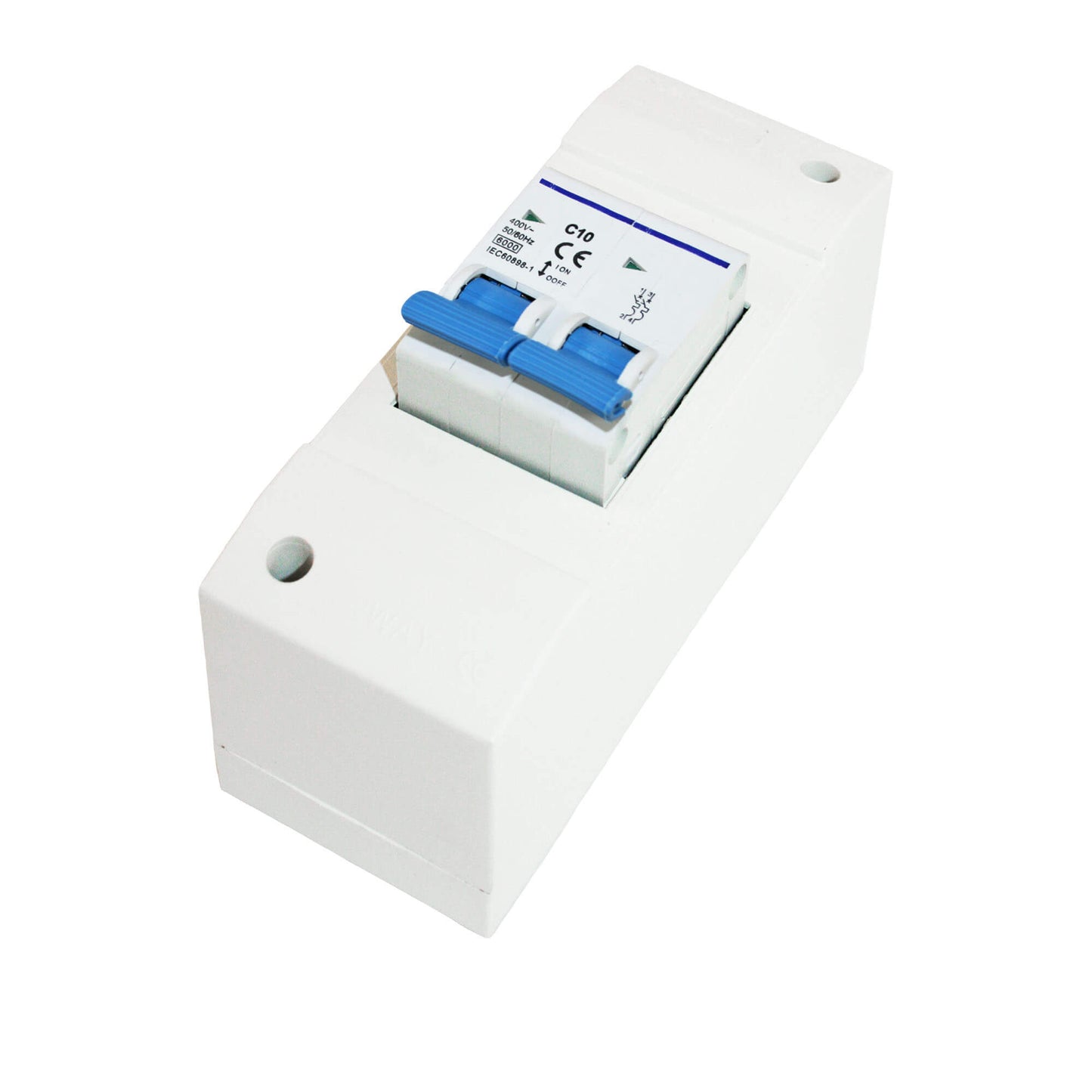 Fusible Ngk 2 modules avec disjoncteur bipolaire b10a