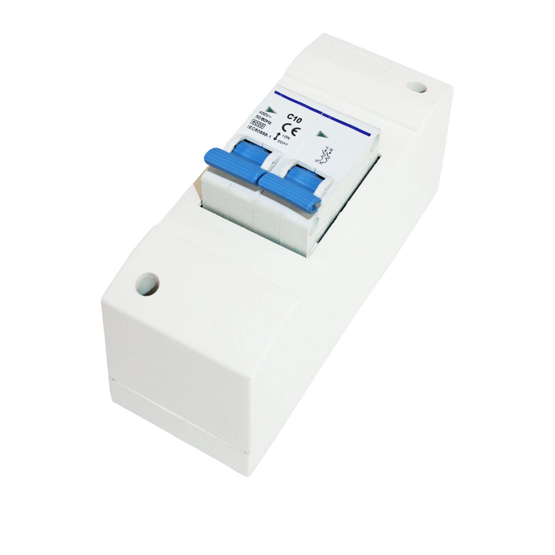Fusible Ngk 2 modules avec disjoncteur bipolaire b10a