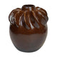 Vase ambiance manoir kim marron Ø11,7x13,7cm