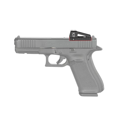 Noblex e-optics noblex vert vert nv 1x23 os pour Glock MOS (4.0 MOA)
