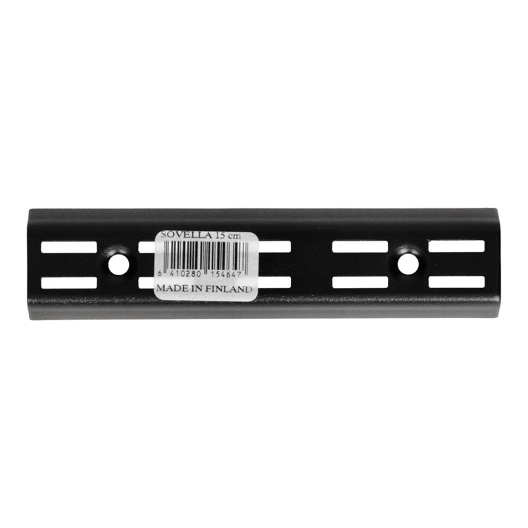 Sovella 1013146 - rail mural noir 15cm | 10 pièces
