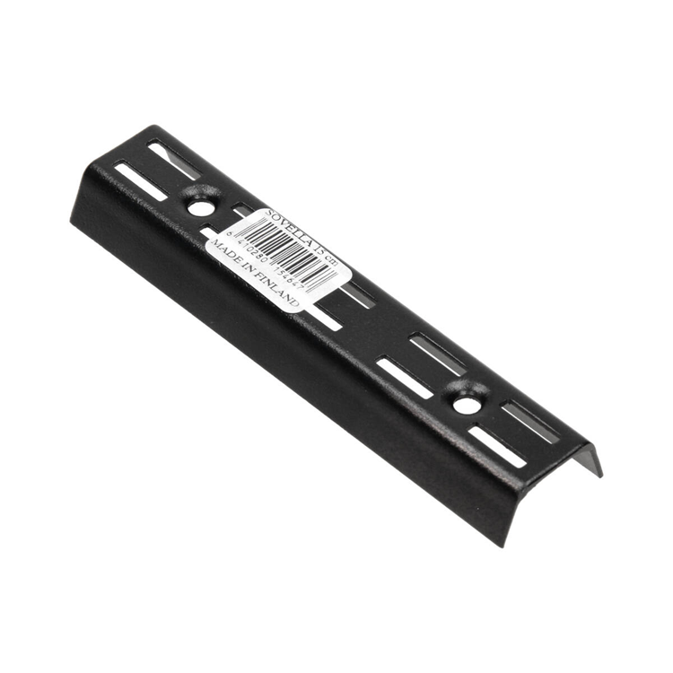 Sovella 1013146 - rail mural noir 15cm | 10 pièces