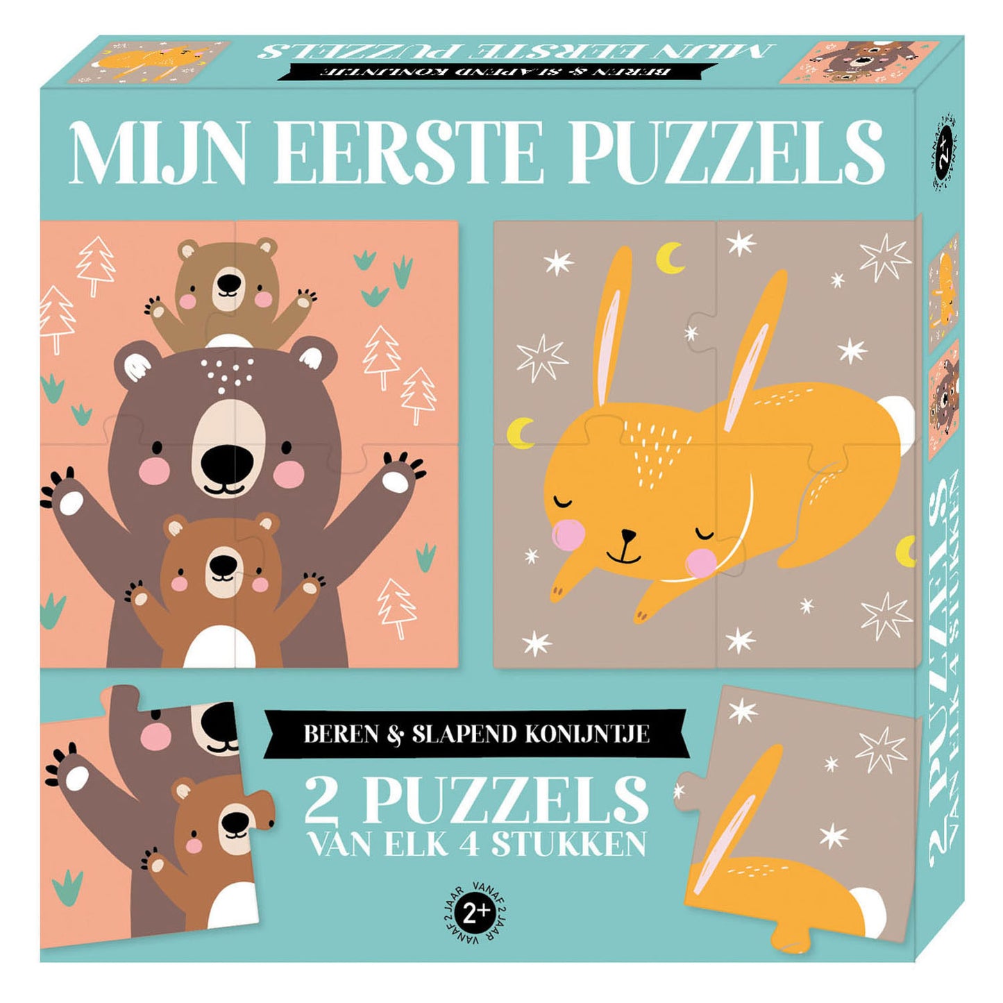 Miffy mes premiers puzzles - ours dormant ko, 2x4pcs.