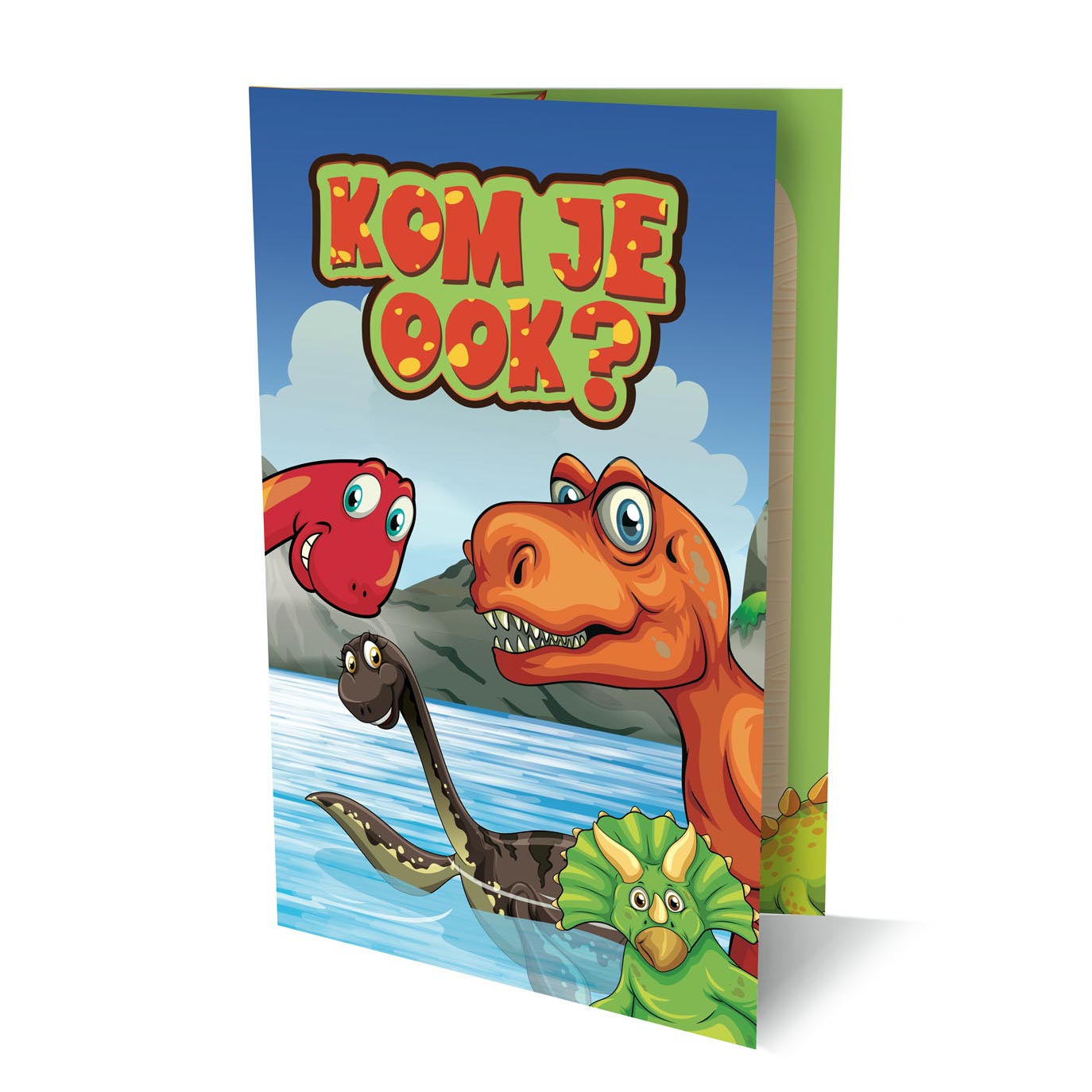 Invitations dinosaures, 6 pcs.