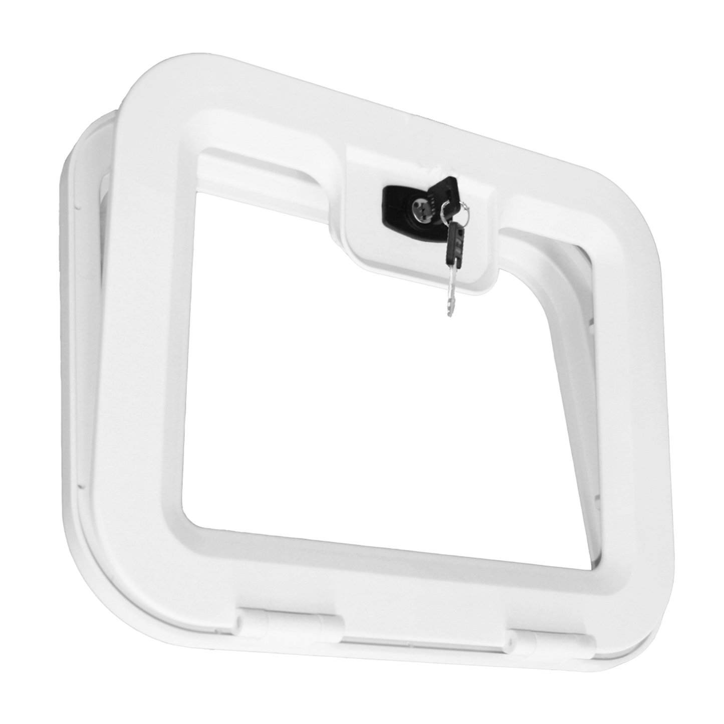 Trappe de service Edu 350 blanche pour caravane ou camping-car