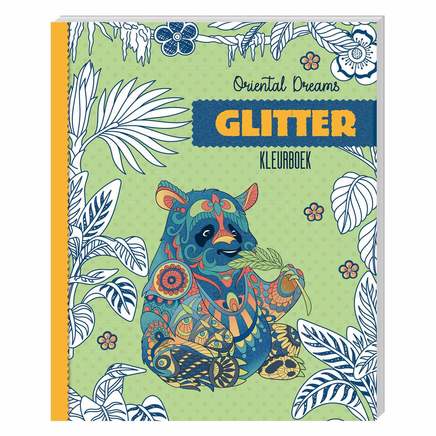 Livre de coloriage à paillettes - rêves orientaux