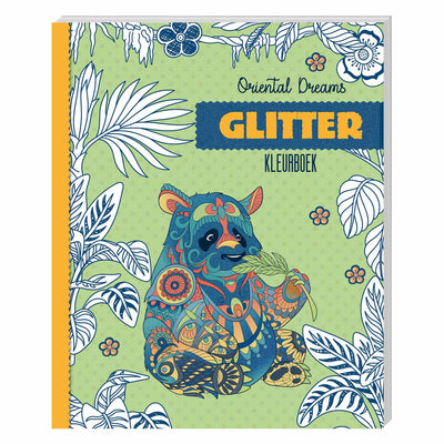 Livre de coloriage à paillettes - rêves orientaux