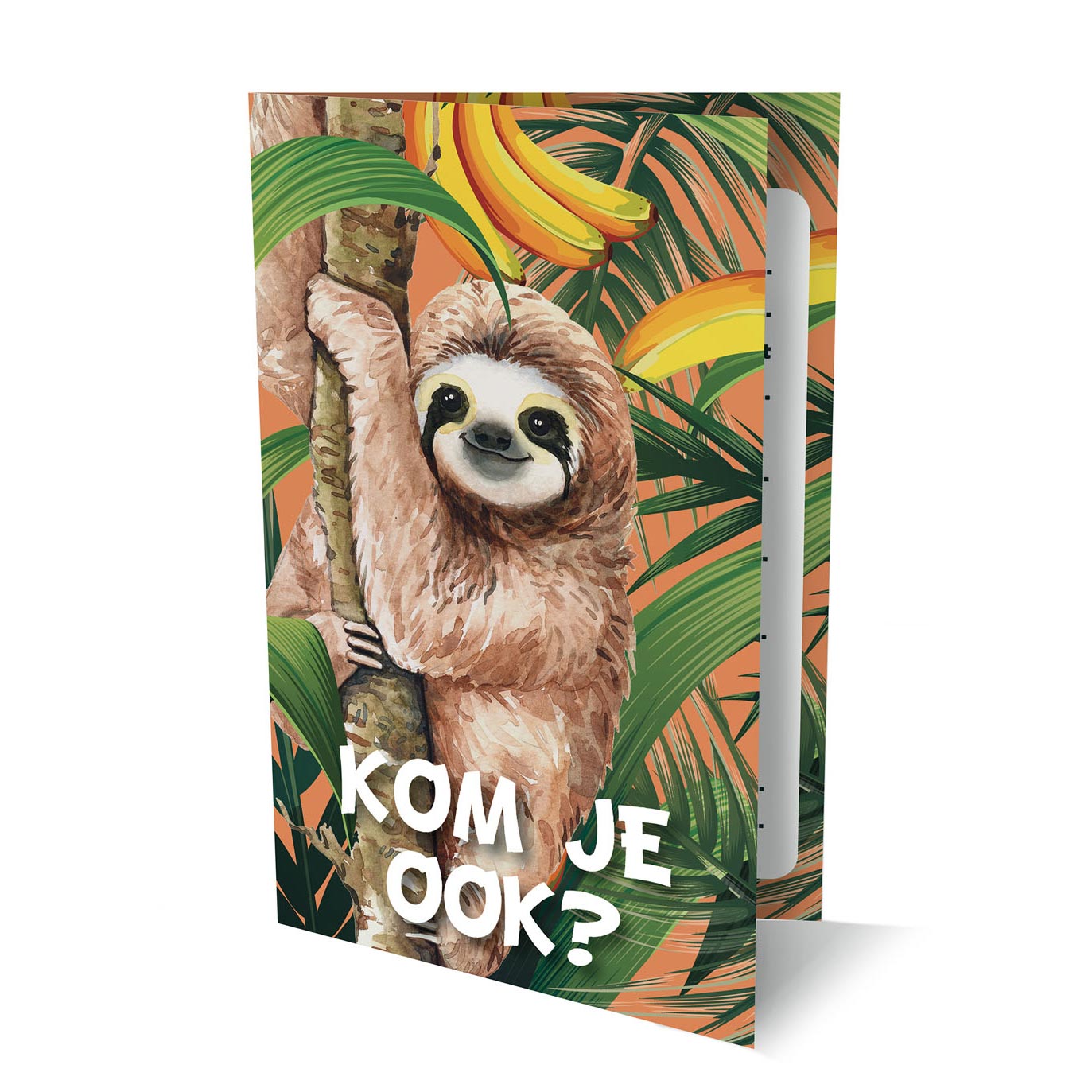 Invitations paresseux, 6 pcs.