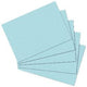 Abi fiches herlitz a5 175 g/m² bleu vierge 100 pièces