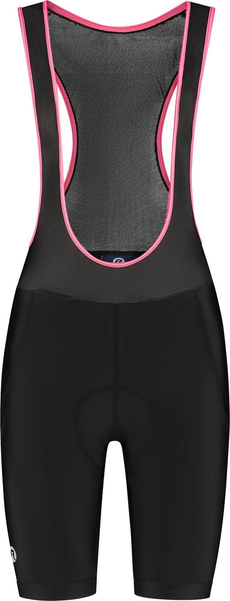 Rogelli core pantalon de cyclisme court femme - bretelles - noir rose - l
