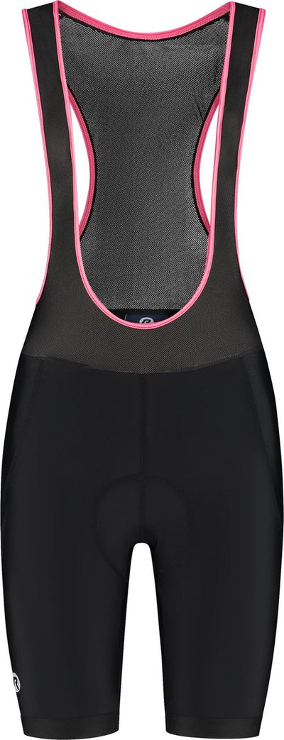 Rogelli core pantalon de cyclisme court femme - bretelles - noir rose - l