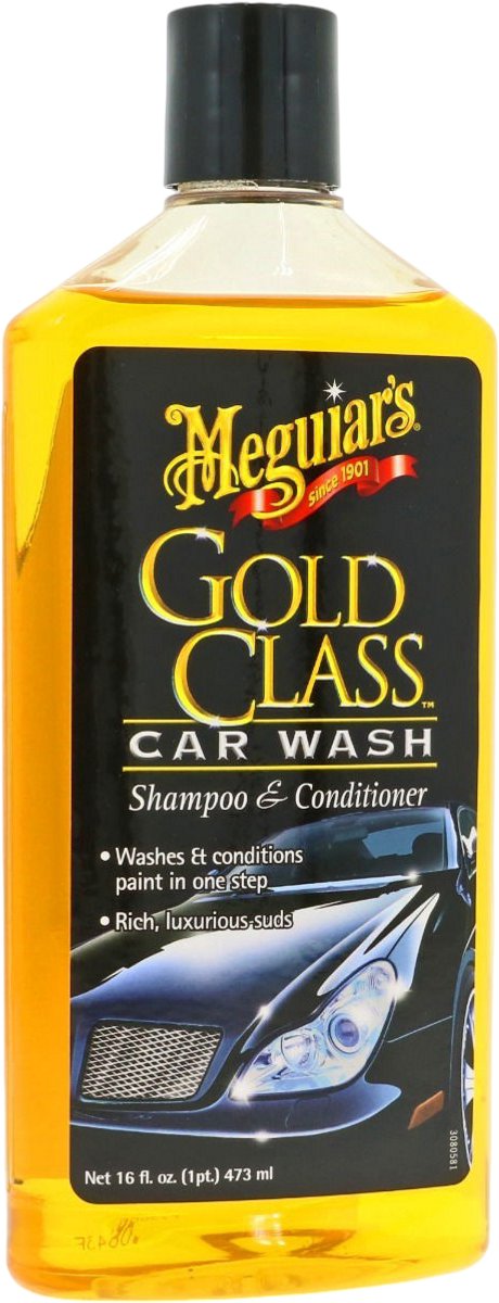 Meguiar's meguiar's gold class shampooing revitalisant pour lave-auto - 473 ml - shampooing pour voiture de luxe - nettoyage en profondeur