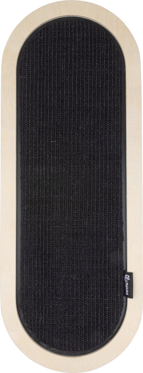 Griffoir mural en sisal Space District 70 - noir - 74 x 28 cm