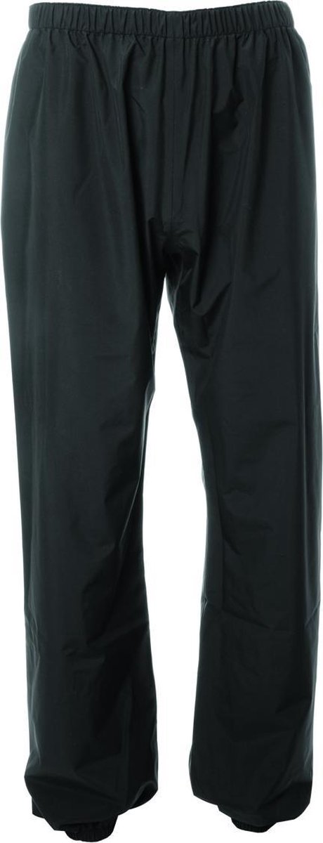 Agu go pantalon de pluie essentiel unisexe - vêtements de pluie pour femmes et hommes - noir - imperméable et respirant - xl