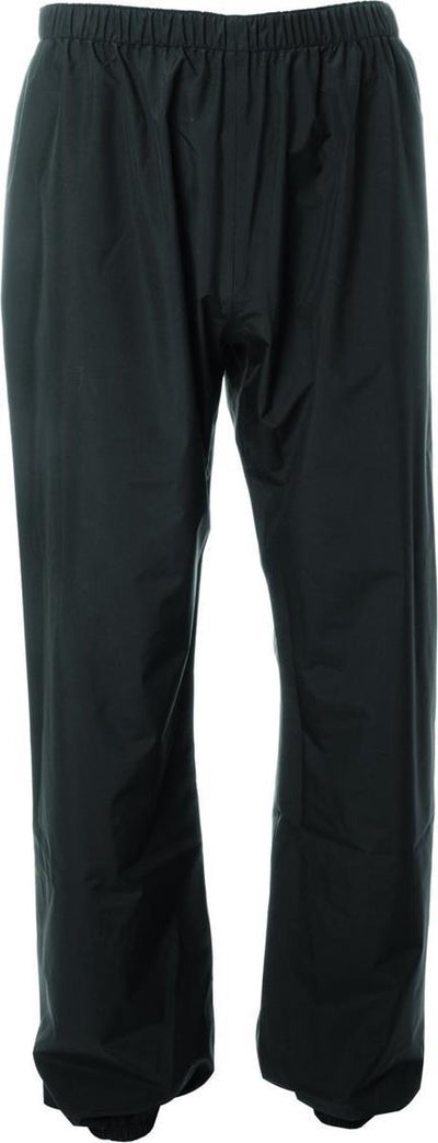 Agu go pantalon de pluie essentiel unisexe - vêtements de pluie pour femmes et hommes - noir - imperméable et respirant - xl