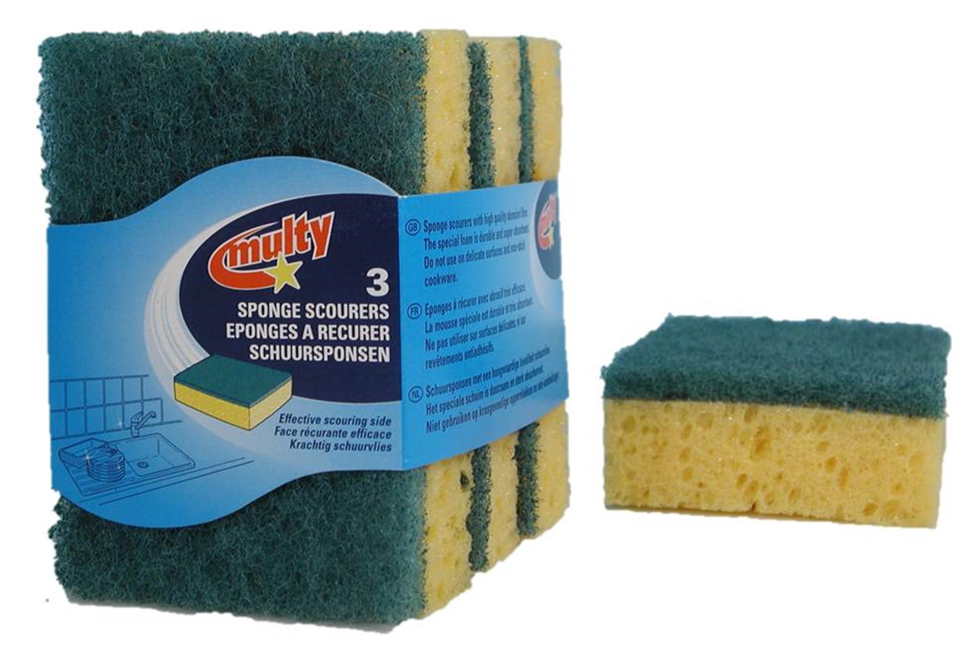 Multy tampons à récurer pack de 3