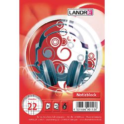 Bloc spirale landré rouge 40 feuilles