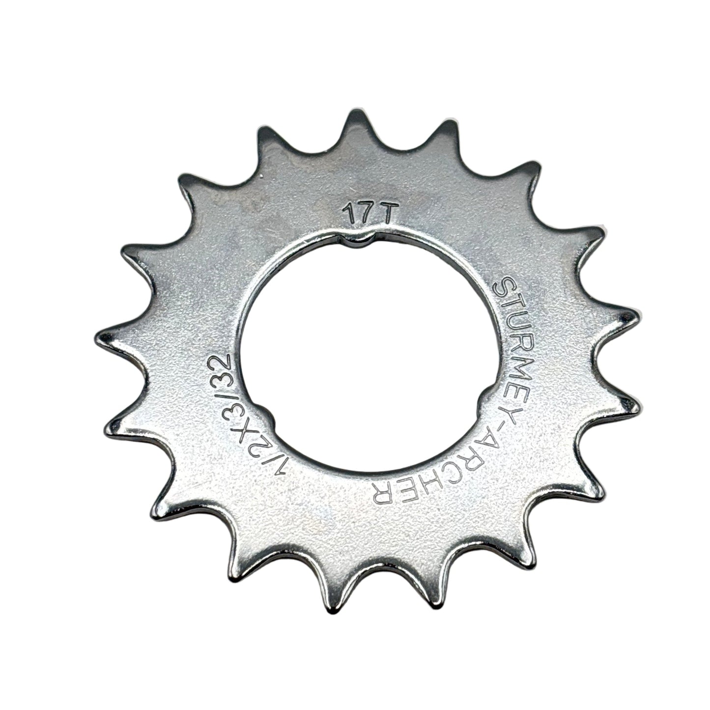 Sturmeyarcher Gear Sturmey Archer 17t 3 32 Flat Chromeed