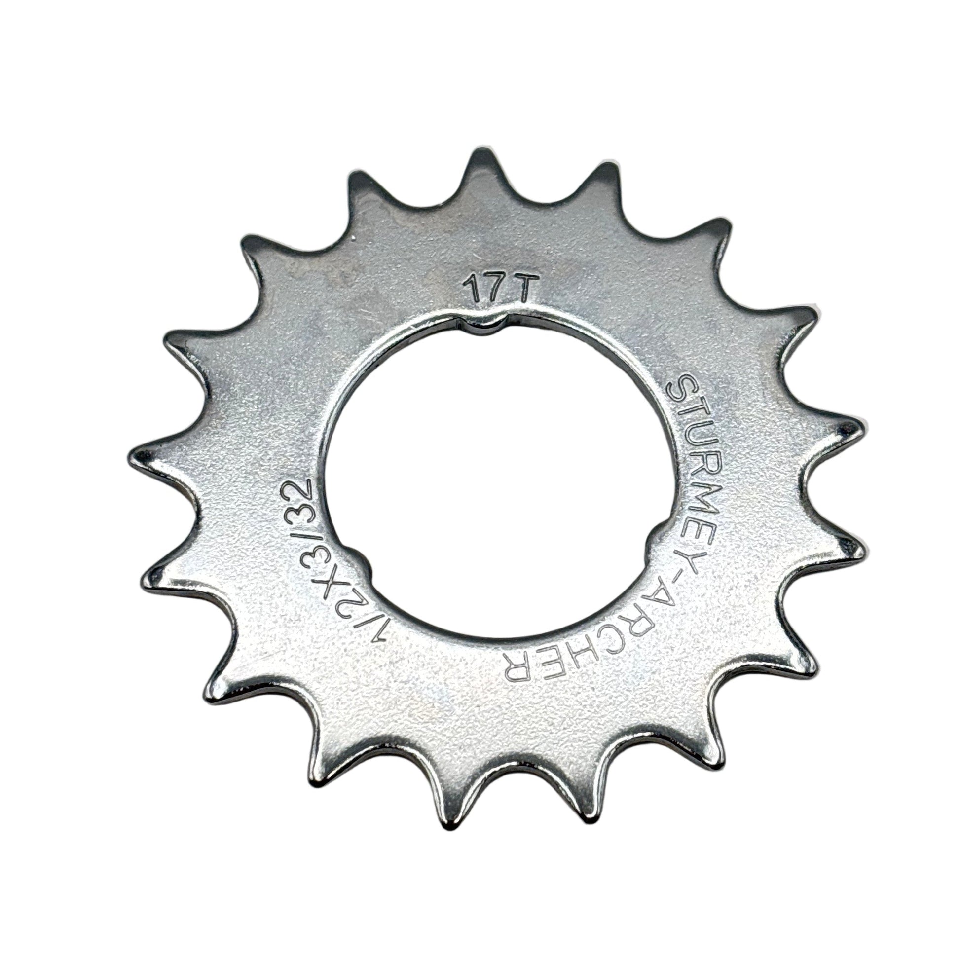 Sturmeyarcher Gear Sturmey Archer 17t 3 32 Flat Chromeed