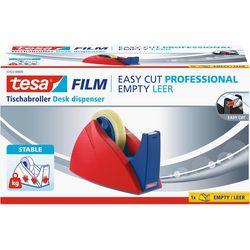 Dévidoir de ruban adhésif tesa easy cut rouge
