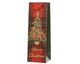 Sac pour bouteille de vin Decoris Sapin de Noël rouge