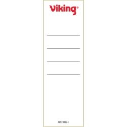 Étiquettes de dos de fichier viking 1006ws 10 pièces