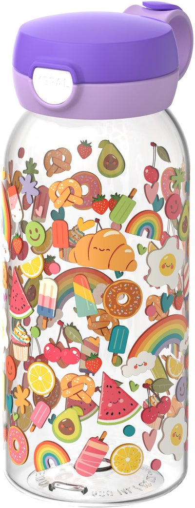 Gourde Mepal avec flip cap campus - 600 ml - gourde enfants - étanche - couvercle hygiénique - festival alimentaire
