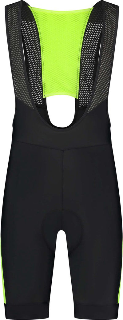 Rogelli tyro ii short de cyclisme court - avec bretelles - homme - jaune, noir - taille s