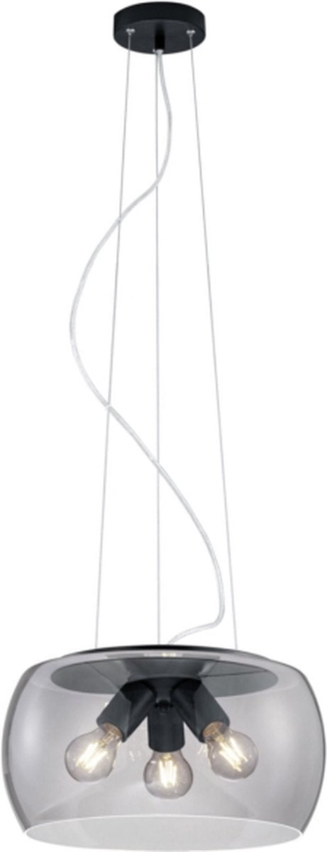 Trio valente - lampe suspendue - anthracite - excl. 3x e27 4w