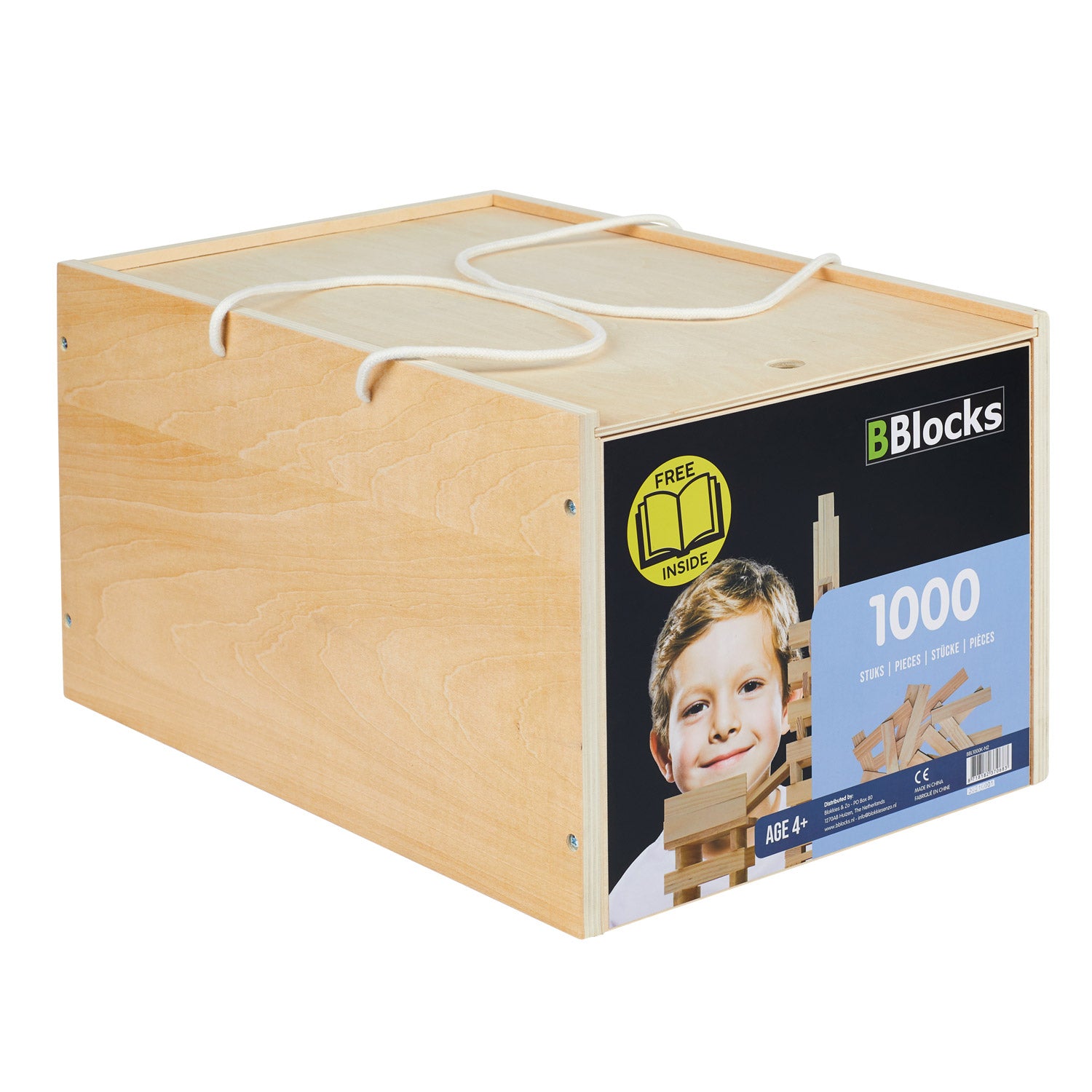 BBlocks Blocs de construction en boîte de rangement, 1000dlg.