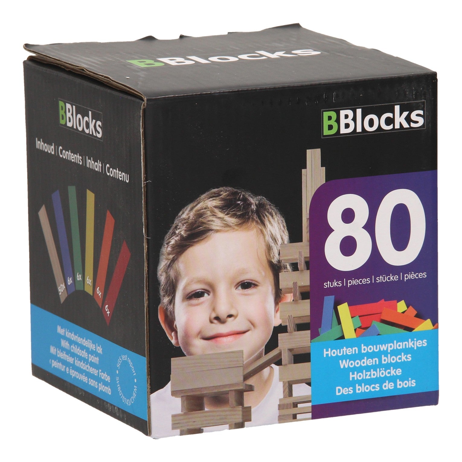 Bblocks Building Blocks Colour, 80dlg.