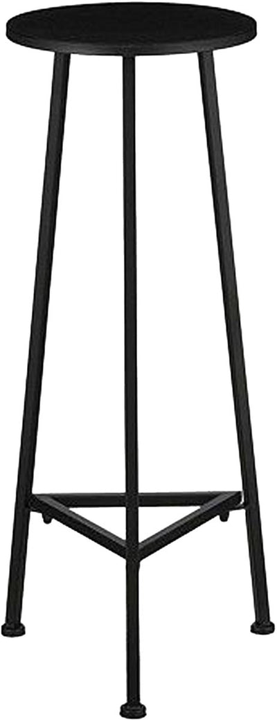 Mica decorations table végétale jill - 30x30x80 cm - fer - noir