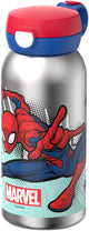 Bouteille isotherme Mepal avec flip cap campus - 500 ml - gourde en acier inoxydable - étanche - couvercle hygiénique - spiderman
