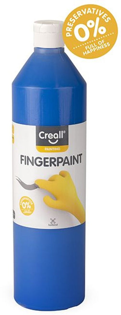 Creall Finger Paint Conservation - Bleu gratuit, 750 ml