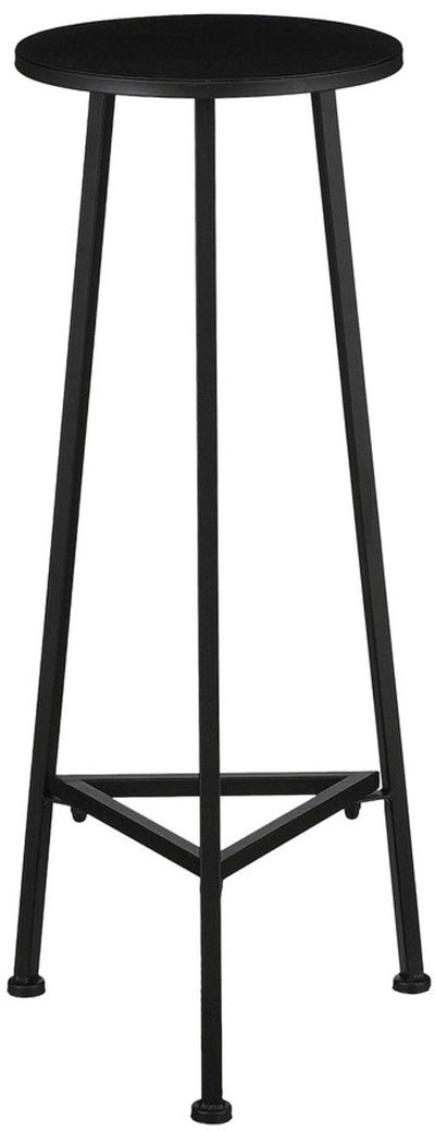 Mica decorations table végétale jill - 30x30x80 cm - fer - noir