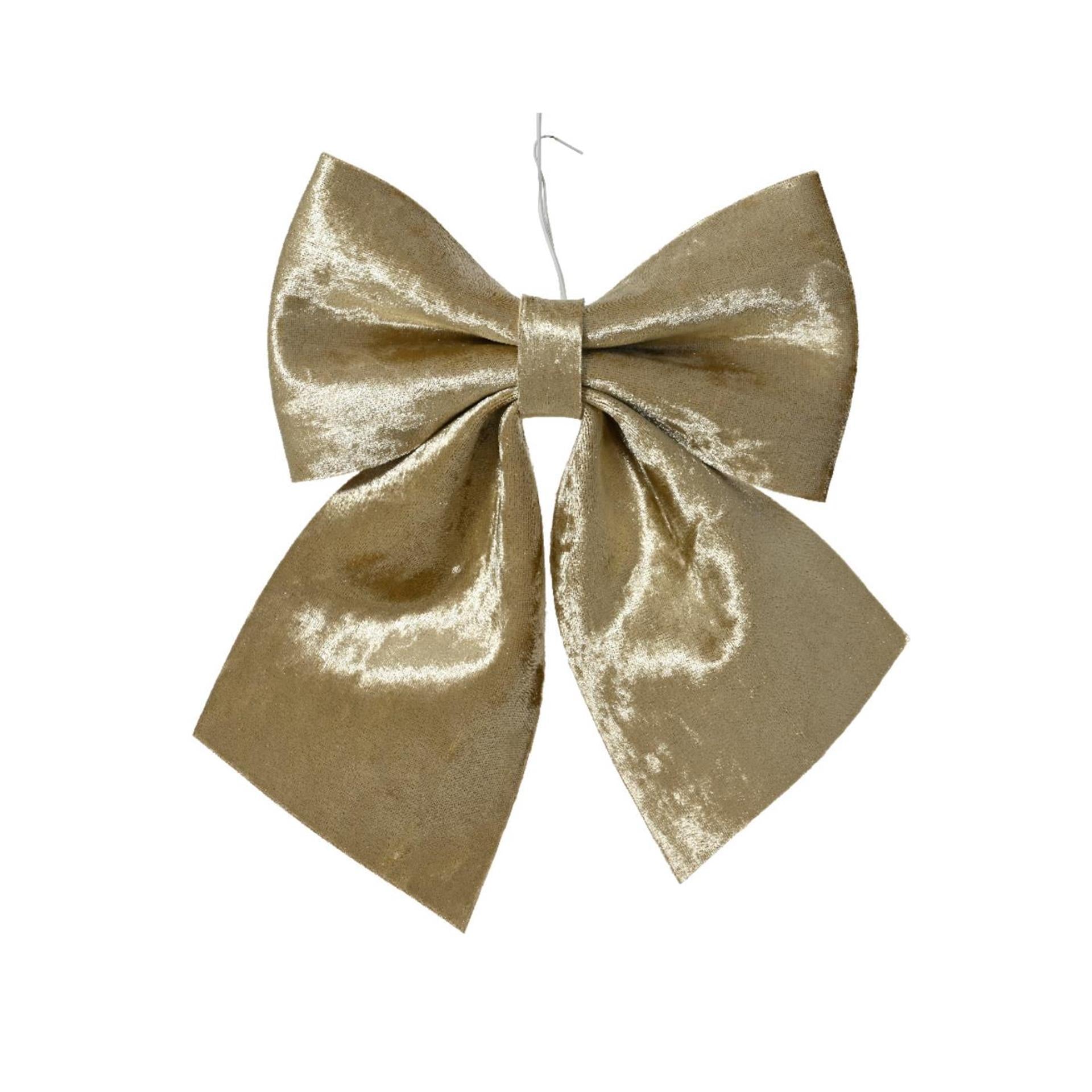 Decoris noeud doré lot de 2 pièces 12x13cm