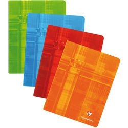 Cahiers agrafés 393 16,5x21cm lignes assorties
