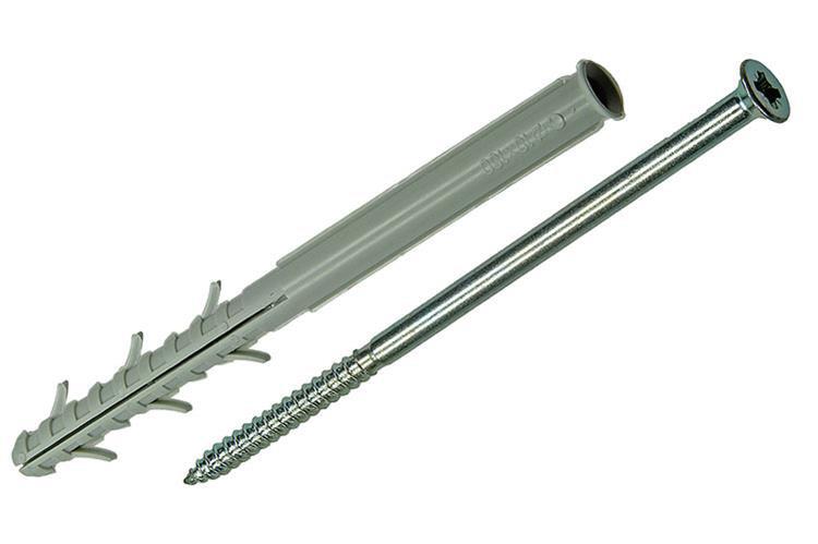 Mack 1019931 - fiche de cadre longue exp. polyam. + scr 4 pièces 10 x 160 mm | 5 pièces