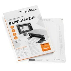 Insérer des cartes pour badges badgemaker durable blanc